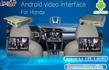 Της Honda αρρενωπή ναυσιπλοΐα διεπαφών πολυμέσων τηλεοπτική, Headrest επίδειξη, κινητό τηλέφωνο Mirrorlink