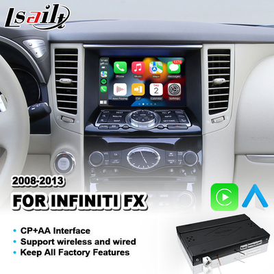 Lsailt Wireless Android Auto Carplay Interface για Infiniti FX FX30dS FX35 FX37 FX50 2008-2013 Έτος