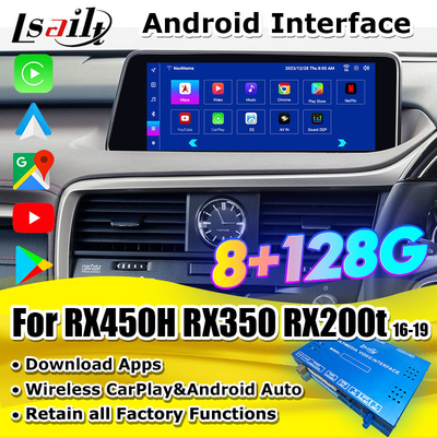Lsailt CarPlay Android Multimedia Video Interface για Lexus RX RX450H RX300H RX350 Περιλαμβάνεται Android Auto, YouTube