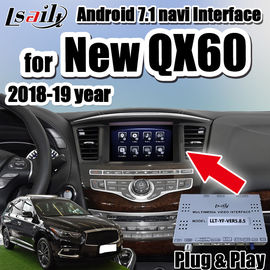Τηλεοπτική διεπαφή 7,1 αυτοκινήτων Plug&amp;Play αρρενωπή για τη νέα υποστήριξη έτους QX60 QX80 2018-2019 carplay, ADAS, youtube