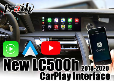 CarPlay/αρρενωπή αυτόματη ναυσιπλοΐα πολυμέσων αυτοκινήτων για Lexus LC500h 2018-2020 με YouTube