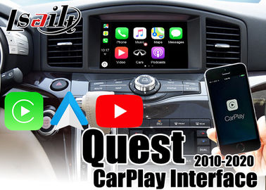 Διεπαφή Carplay χαρτών Waze Google YouTube για την αναζήτηση της Nissan 2012-2018