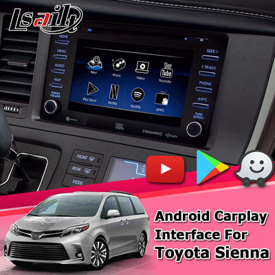 Αρρενωπή συστημάτων Carplay οθόνη αφής κιβωτίων αρχική που ελέγχεται για τη Toyota Sienna