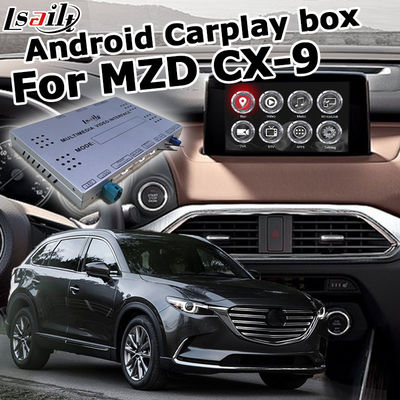 Αρρενωπό αυτόματο carplay τηλεοπτικό κιβώτιο διεπαφών για τη Mazda CX-9 παροχή ΣΥΝΕΧΟΎΣ ηλεκτρικού ρεύματος CX9 12V