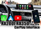 Η ασύρματη διεπαφή Carplay σύνδεσε με καλώδιο το αρρενωπό αυτοκίνητο για Lexus RX200t RX350 RX450h το 2013-2020