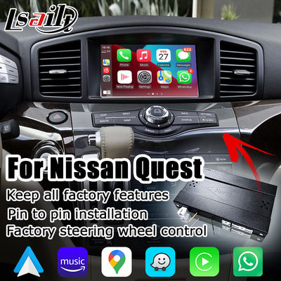 Ασύρματη διασύνδεση Carplay Android Auto για Nissan Quest E52 RE52 IT08 08IT By Lsailt