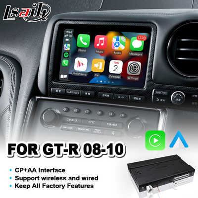 Lsailt Android Auto Carplay Interface για Nissan GTR GT-R R35 2008-2010