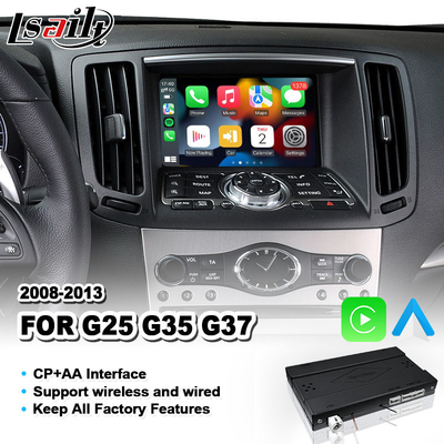 Ασύρματο Android Auto Carplay Interface για το Infiniti G25 G35 G37 Skyline 370GT 350GT (V36) Έτος 2008-2013