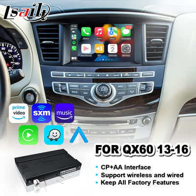 Lsailt Wireless Carplay Android Auto Interface για Infiniti QX60 2013-2016