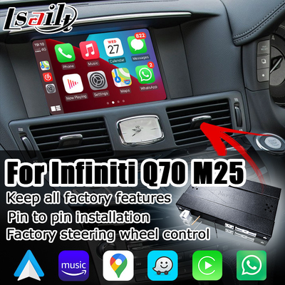 Infiniti Q70 M35 M37 Nissan Fuga ασύρματη λύση carplay android auto IT08 08IT