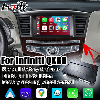 Infiniti JX35 QX60 ασύρματη carplay αυτόματη διεπαφή android λύση αναβάθμισης χωρίς ζημιές