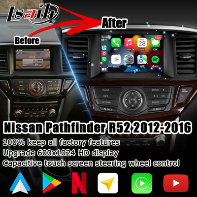 Nissan Pathfinder R52 Αναβάθμιση οθόνης πολυμέσων Android IT06 06It carplay συστήματος