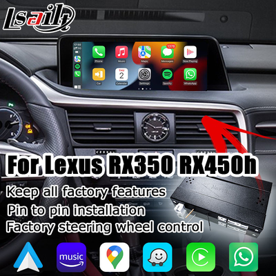 Lexus RX350 RX450h RX200t ασύρματη διασύνδεση αντικατοπτρισμού οθόνης carplay auto android