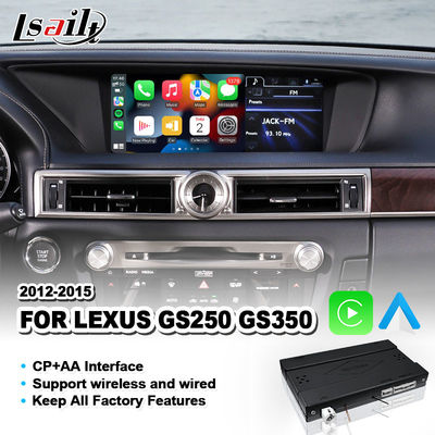 Ασύρματη αρρενωπή αυτόματη διεπαφή Carplay για Lexus GS250 GS350 GS 350 2012-2015