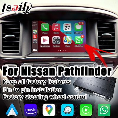 Ασύρματο κιβώτιο ναυσιπλοΐας Carplay αρρενωπό αυτόματο για τον ανιχνευτή R52 2017-2021 της Nissan
