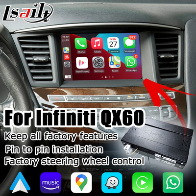 Ασύρματη carplay αρρενωπή αυτόματη βελτίωση ύφους cOem Infiniti QX60