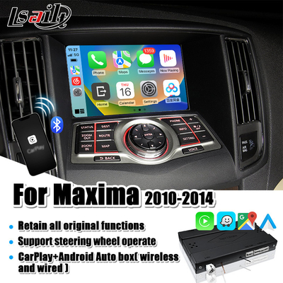 Αρρενωπή αυτόματη διεπαφή Linux CarPlay Lsailt για τα μέγιστα 2010-2014 Infiniti της Nissan με τη σύνδεση καθρεφτών