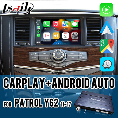 Πιν με Πιν CarPlay Διασύνδεση για Nissan Patrol Y62, Pathfinder, Armada Περιλαμβάνεται Android Auto, Google Maps, Waze