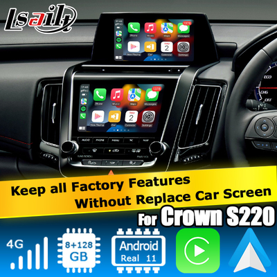Το Toyota Crown S220 Android πολυμέσων ασύρματο carplay Android αυτοκίνητο που τροφοδοτείται από Qualcomm 8+128GB