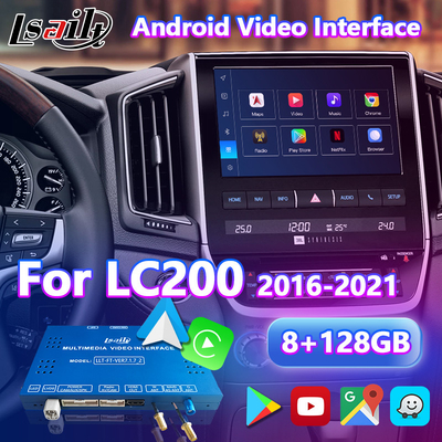 Lsailt Android Multimedia Carplay Interface για την Toyota Land Cruiser 200 LC200 VX VXR VX-R 2016-2021