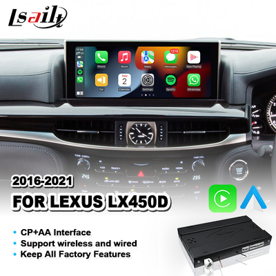 Ασύρματο CP AA Android Auto Carplay Interface για Lexus LX 450d 570 570s VDJ200 J200 2016-2021