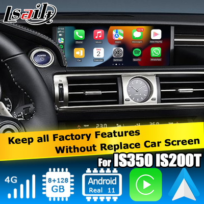 Lexus IS300 IS200t IS350 Android 11 βίντεο διεπαφή carplay Android αυτοματοποιημένο κουτί βάση στην Qualcomm