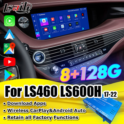 Lsailt 8GB Android Interface για Lexus LS S500h LS600h LS460 2013-2021 Περιλαμβάνει YouTube, NetFlix, CarPlay, Android Auto