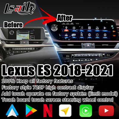 Αναβάθμιση Lexus ES300h Εικονική οθόνη 12.3" Android Auto Carplay από Lsailt