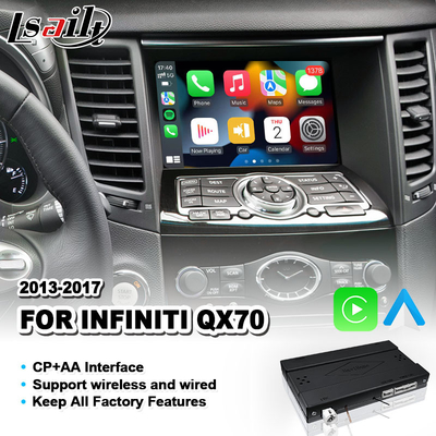 Lsailt Wireless Android Auto Mirrorlink Carplay Interface για το 2013-2017 Infiniti QX70