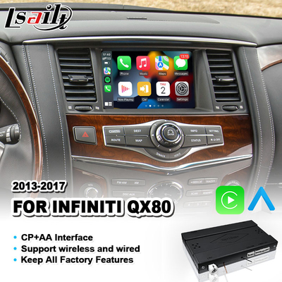 Lsailt Wireless Android Auto Carplay Interface για το Infiniti QX80 2013-2017