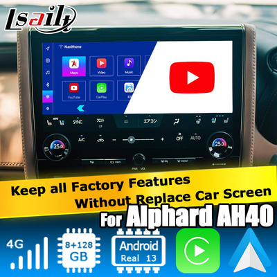 Toyota Alphard AH40 Διασύνδεση πολυμέσων Android 8+128GB Carplay Υποστήριξη Android Auto