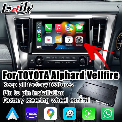 Toyota Alphard Vellfire AH30 σειράς καθαρό OEM στυλ Carplay android auto box μοντέλο 2015-2022