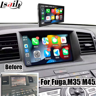 Lsailt 8 ιντσών CarPlay οθόνη για Nissan Fuga (Y50) Infiniti 350GT 2005-2008 Android Auto, καθρέφτης, HD οθόνη αφής