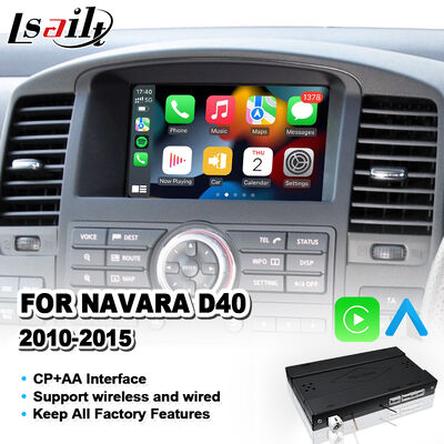 Διεπαφή Lsailt Wireless Android Auto Carplay για Nissan Navara D40 2010-2015