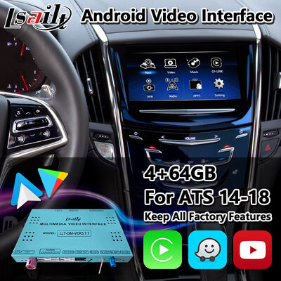 Lsailt Android Navigation Video Interface για Cadillac ATS CUE System 2014-2019 με Carplay