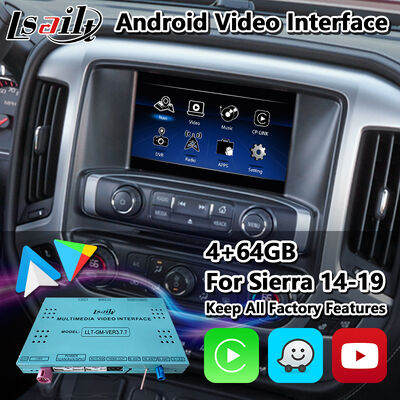 Lsailt Android Car Navigation Video Interface για το 2014-2019 GMC Sierra 1500 2500 3500 Σύστημα Intellilink