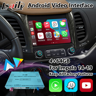Διεπαφή πολυμέσων Lsailt Android για σύστημα Chevrolet Impala Mylink με Carplay