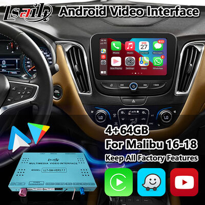 Chevrolet Malibu Android Carplay Multimedia Διασύνδεση με ασύρματη αυτοκινητό πλοήγηση Android