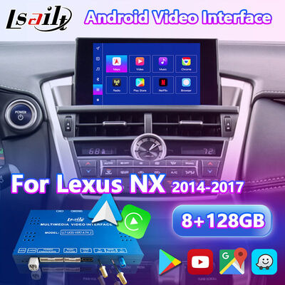 Lsailt Android Multimedia Video Interface για Lexus NX300h NX200t NX F-Sport Ελέγχου αφής 2014-2017
