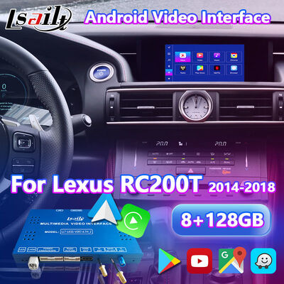 Διεπαφή βίντεο αυτοκινήτου Lsailt Android για Lexus RC 350 RC200t RC300h RC350 RCF RC300 2014-2018