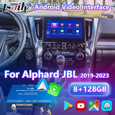Lsailt Android Carplay Video Interface για το 2019 -2023 Toyota Alphard Vellfire JBL υψηλή έκδοση