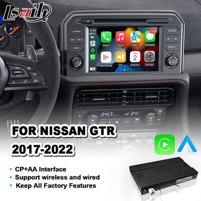 Lsailt Nissan GT-R R35 2017-2022 Διεπαφή CarPlay Μονάδα Ενσωμάτωσης OEM Αναβάθμιση Εργοστασιακής Οθόνης Ασύρματο Android Auto