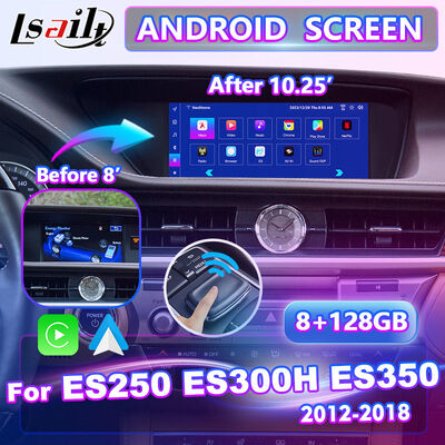 Lsailt Android πλοήγηση πολυμέσων οθόνη για 2012-2018 Lexus ES 300h ES250 ES350 ES300H