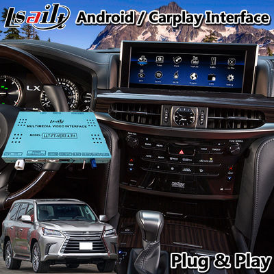 Lsailt Android Carplay πολυμέσων βίντεο διεπαφή για το 2016-2021 Lexus LX 570 LX570
