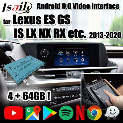 4GB CarPlay/τα αρρενωπά πολυμέσα διασυνδέει για Lexus με YouTube, NetFlix, CT RC LS Waze NX LX GX RX LC