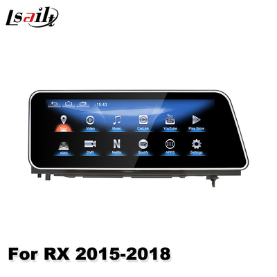 Αρρενωπός επεξεργαστής οθόνης PX6 Lexus πολυμέσων αυτοκινήτων Lsailt για RX350 RX450H RX200T