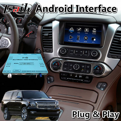 Lsailt Android Carplay πολυμέσων βίντεο διεπαφή για την Chevrolet Suburban