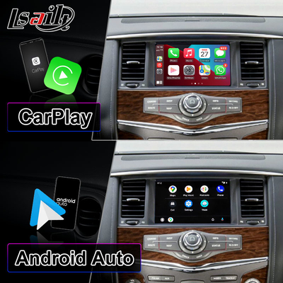 Οθόνη πολυμέσων Lsailt Car για Nissan Patrol Y62 2011-2017 με ασύρματο Android Auto Carplay