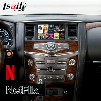Οθόνη πολυμέσων Lsailt Car για Nissan Patrol Y62 2011-2017 με ασύρματο Android Auto Carplay