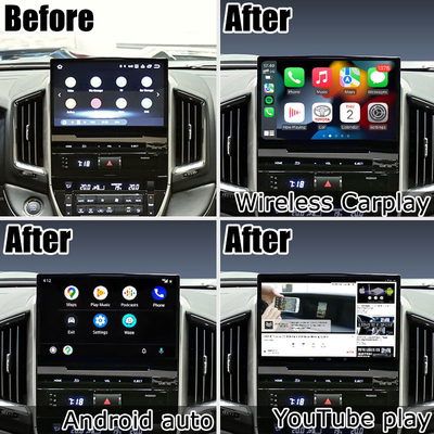 Αμαξοκίνητο Android 13 κουτί πλοήγησης για Toyota LC200 GXR Fujitsu μονάδα Carplay waze youtube οπίσθια προβολή κλπ